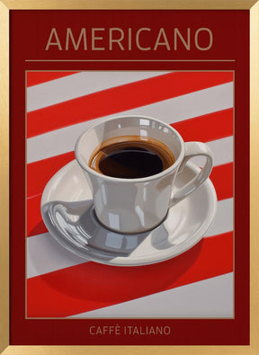 Americano Coffee Poster