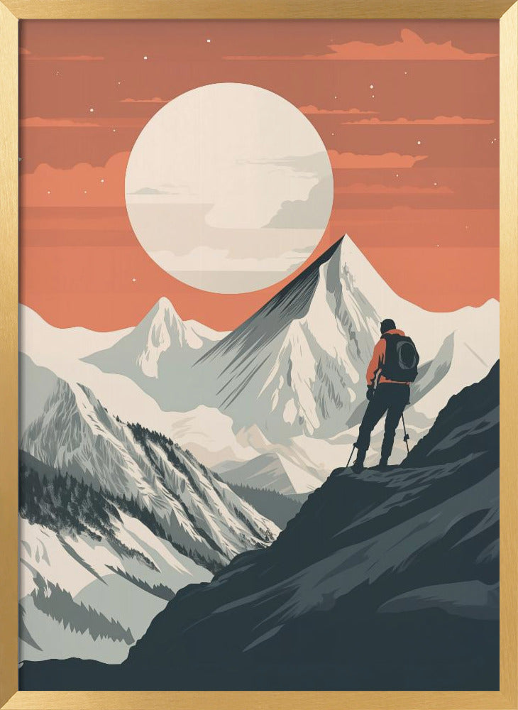 The Mountain Climber No 1 Poster