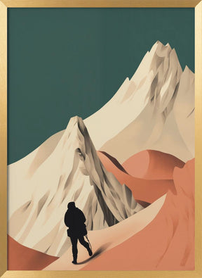 The Mountain Climber No 2 Poster