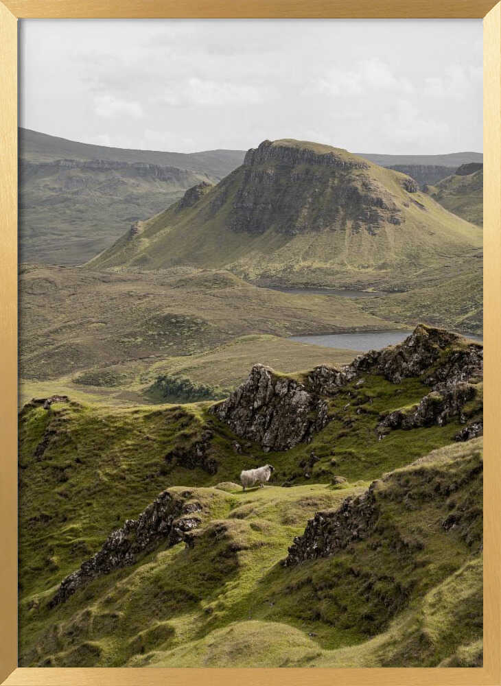 Quiraing Landscape on Scotland's Isle of Skye Poster