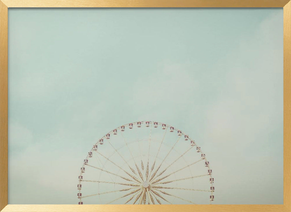 Paris Wheel Poster