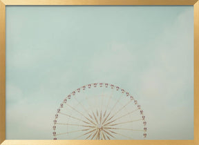 Paris Wheel Poster