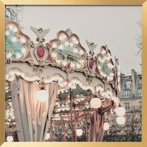 Parissquarecarousel 20x20 Poster