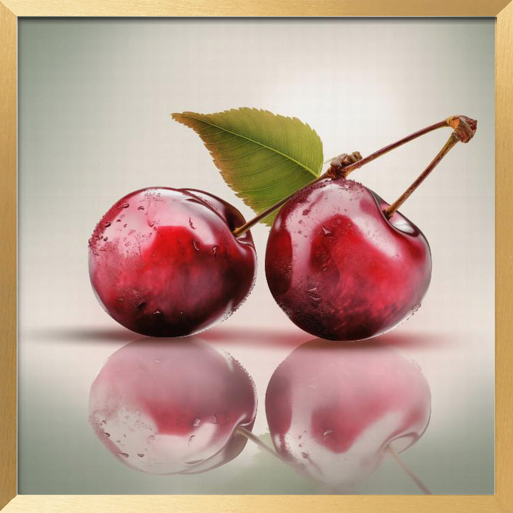 Two Cherries Poster