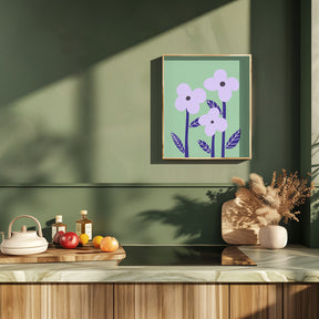 Lilac Flowers Poster