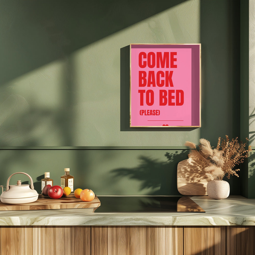 Come Back to Bed Poster