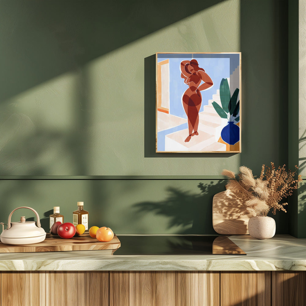 Terracotta Woman Poster