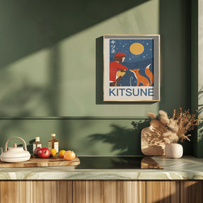 Kitsune Fox Poster