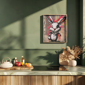 Scary Bunny Poster