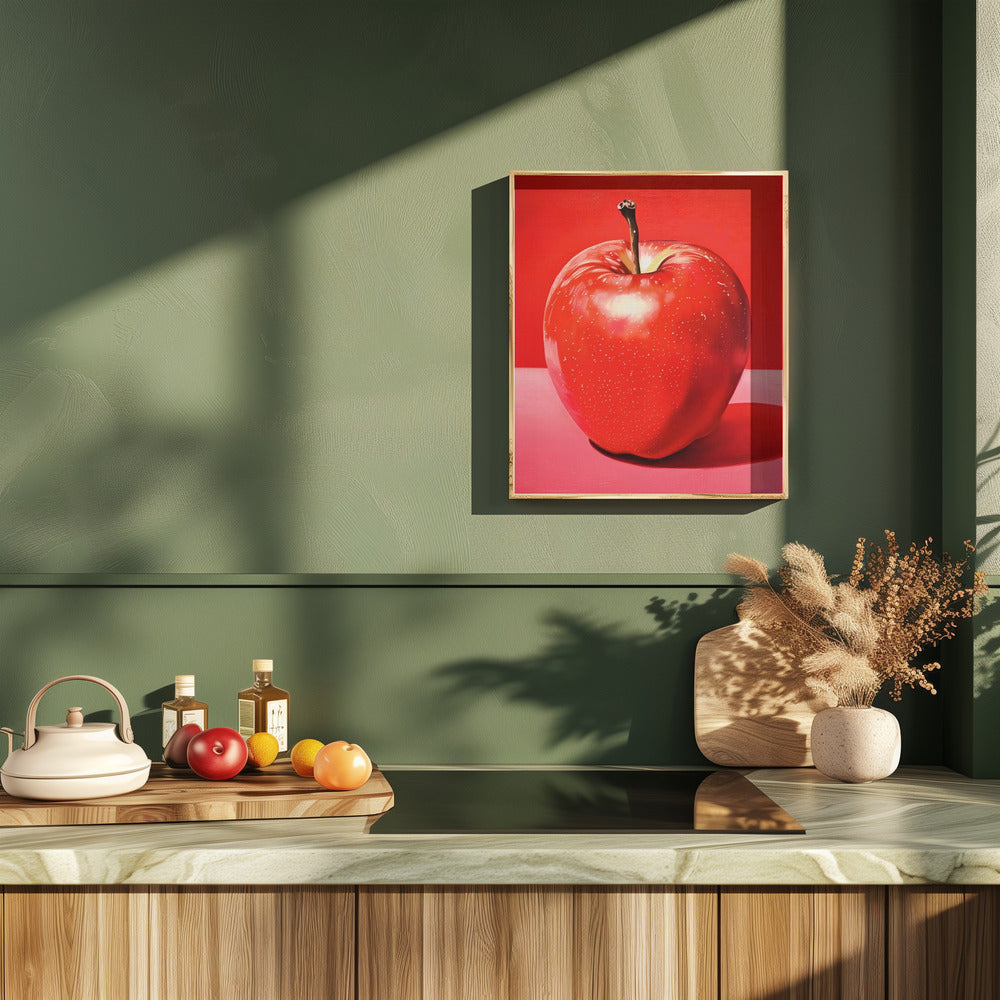 Red Apple Poster