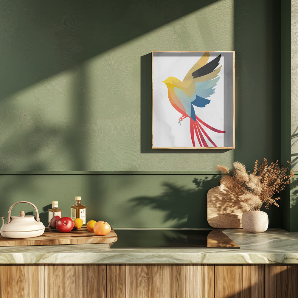 Colorful Bird Poster