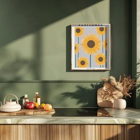 Sunflower - National flower och Ukraine Poster