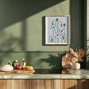 Blue Poppy - National flower of  Bhutan Poster