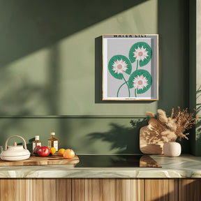 Water Lily - National flower of Iran Poster