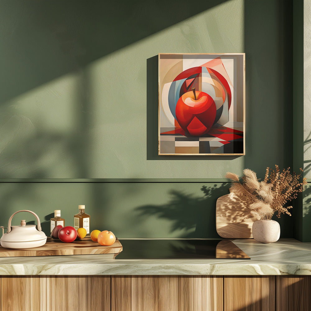 The Abstract Apple Poster