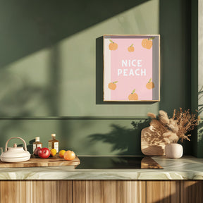 Nice Peach Poster