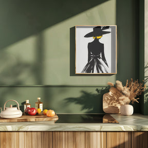 The Lady In the Black Hat Poster