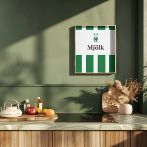 Mjölk Röd Poster