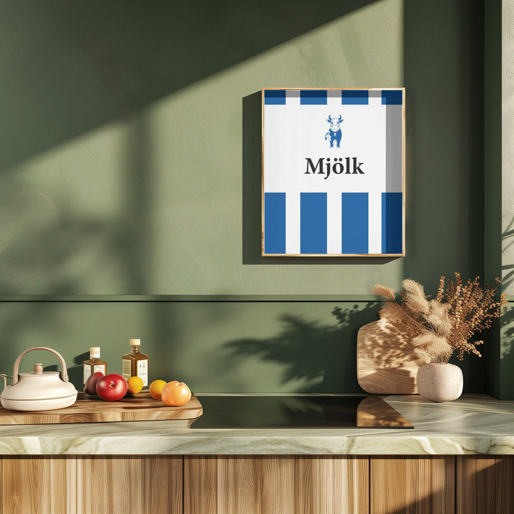 Mjölk Röd Poster