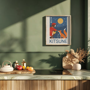 Kitsune Fox Poster