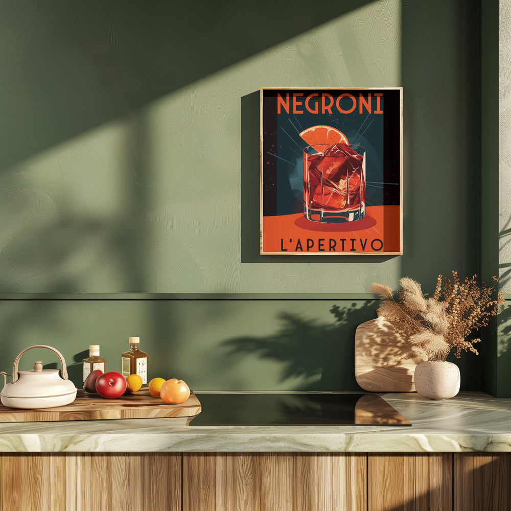 Negroni L&#039; Apertivo Poster