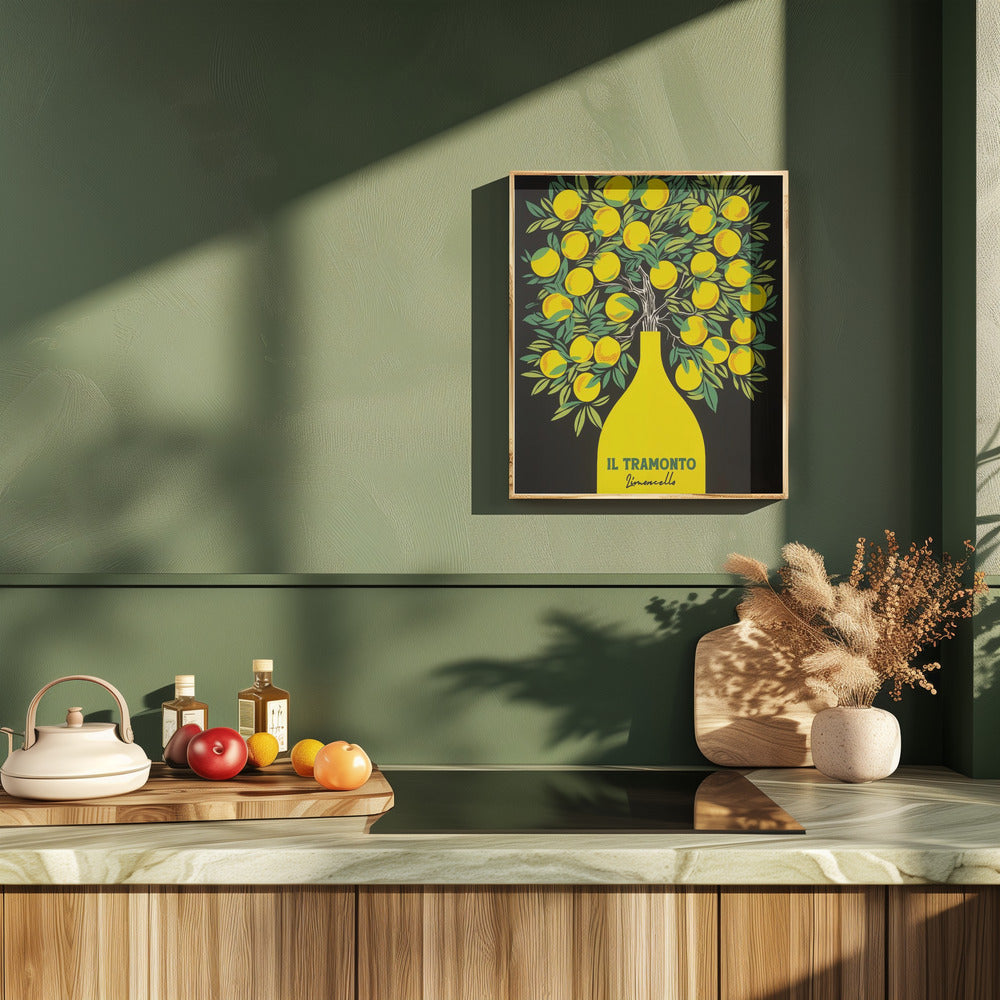 Limoncello Il Tramonto Poster