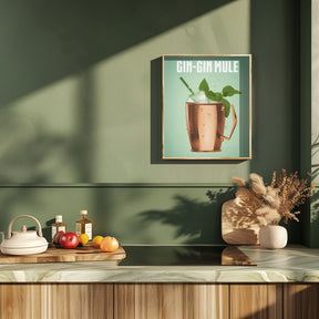 Gin Gin Mule Copper Poster