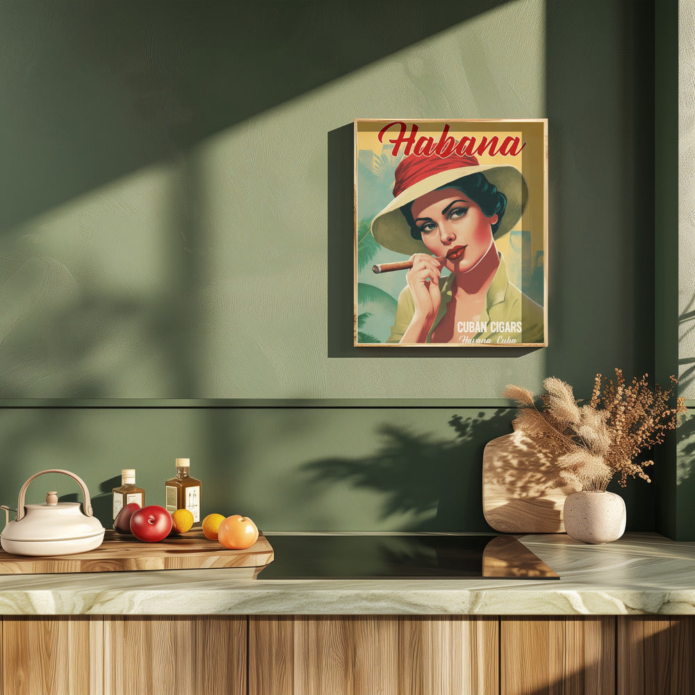 Habana - Cuban Cigars Poster