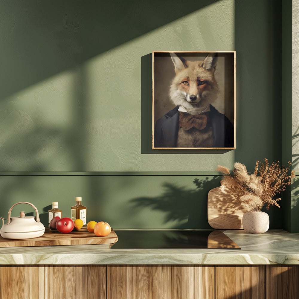 Fox Portrait Poster