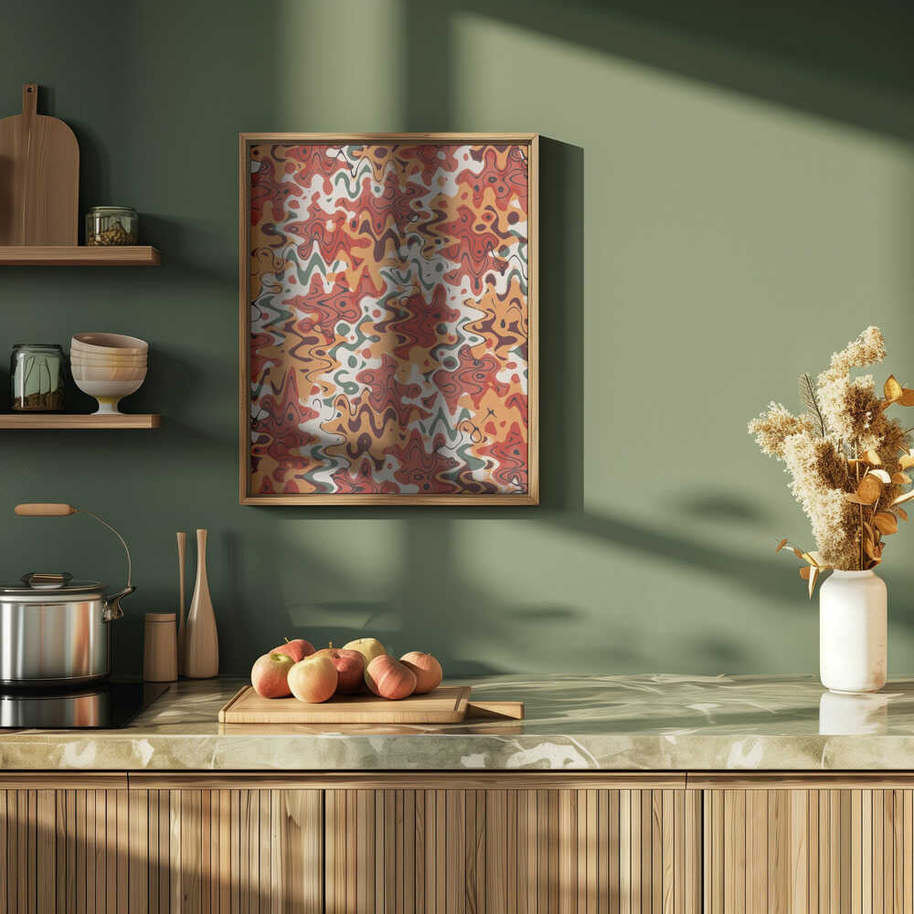 Vibrant Chaos Poster