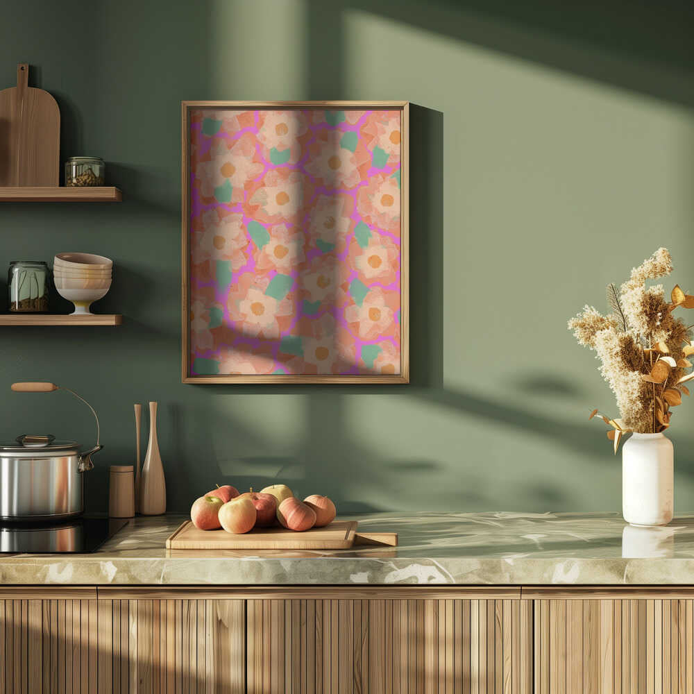 Vibrant Petal Dance Poster