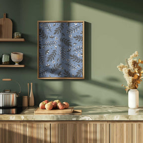 Leafy Nightscape Poster
