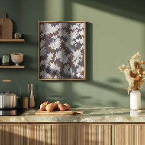 Abstract Wavescape Poster