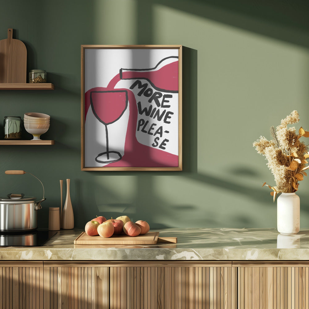 More Wine Please Poster