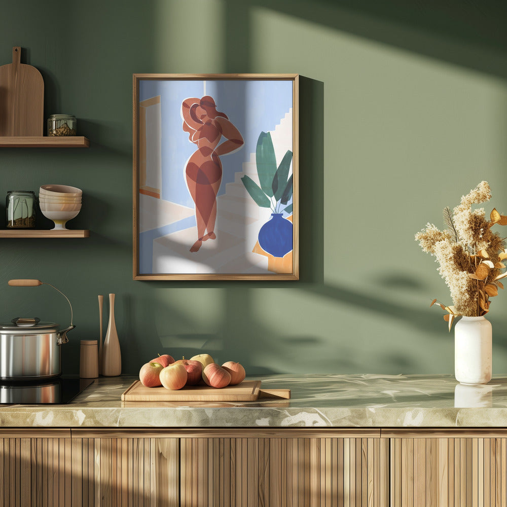 Terracotta Woman Poster