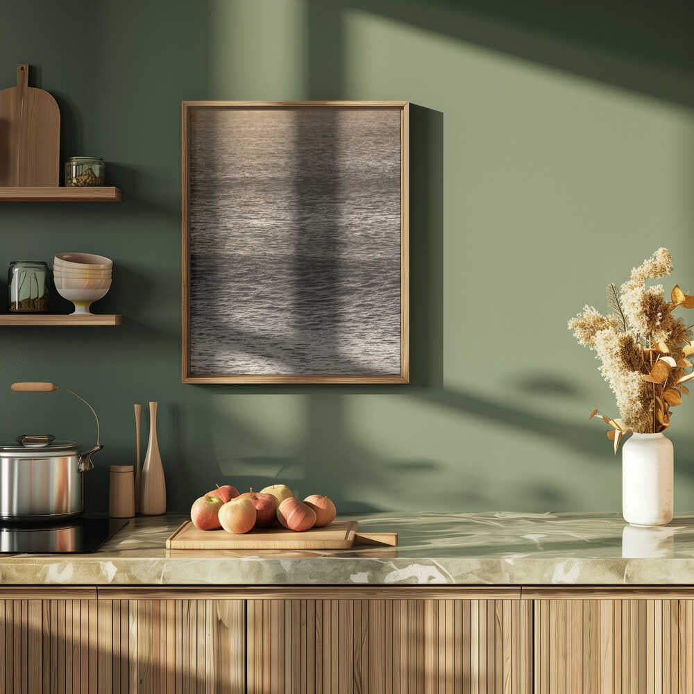 Golden Tide Ripples Poster
