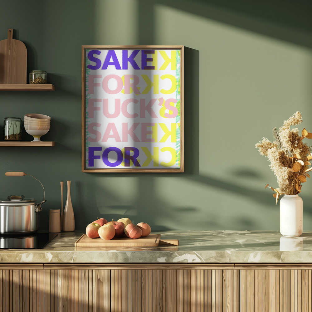 Vivid Repetition Poster