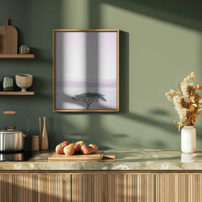 Tree By A Tranquil Lake Poster