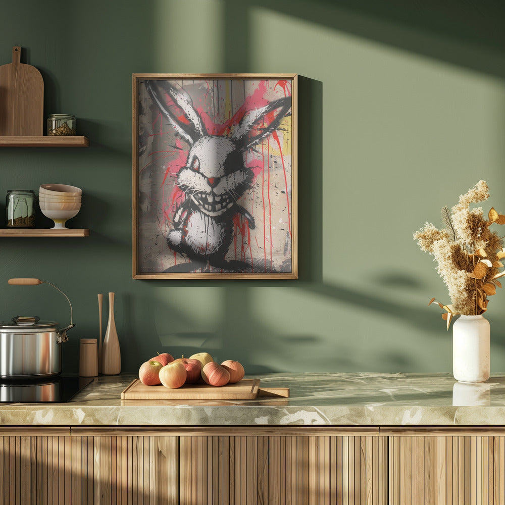 Scary Bunny Poster