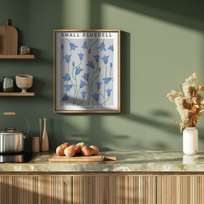 Small Bluebell - National flower of Sweden Poster