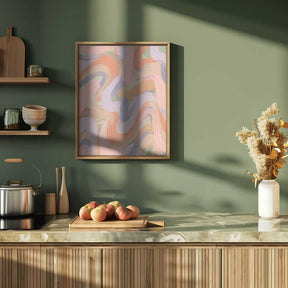Swirling Hues Poster