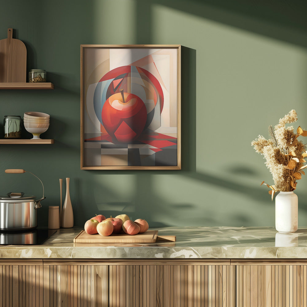 The Abstract Apple Poster