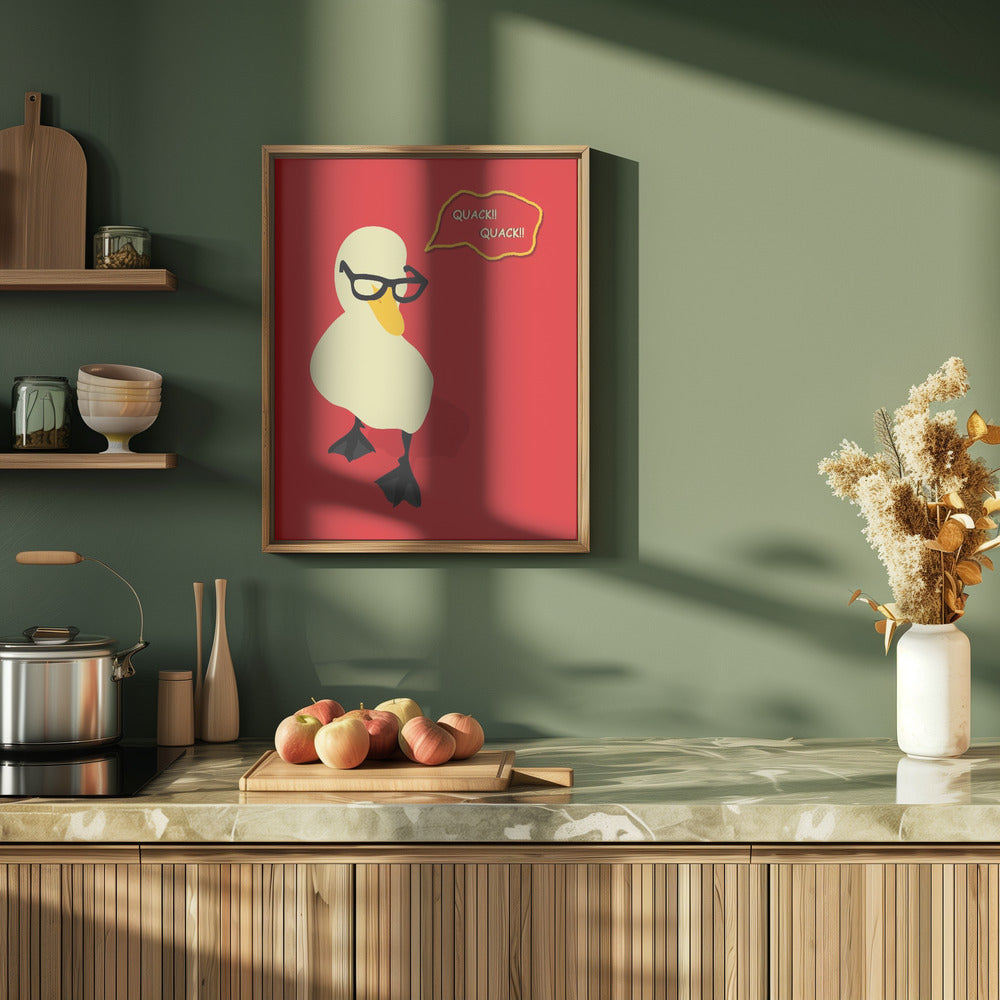 Dapper Duck Poster