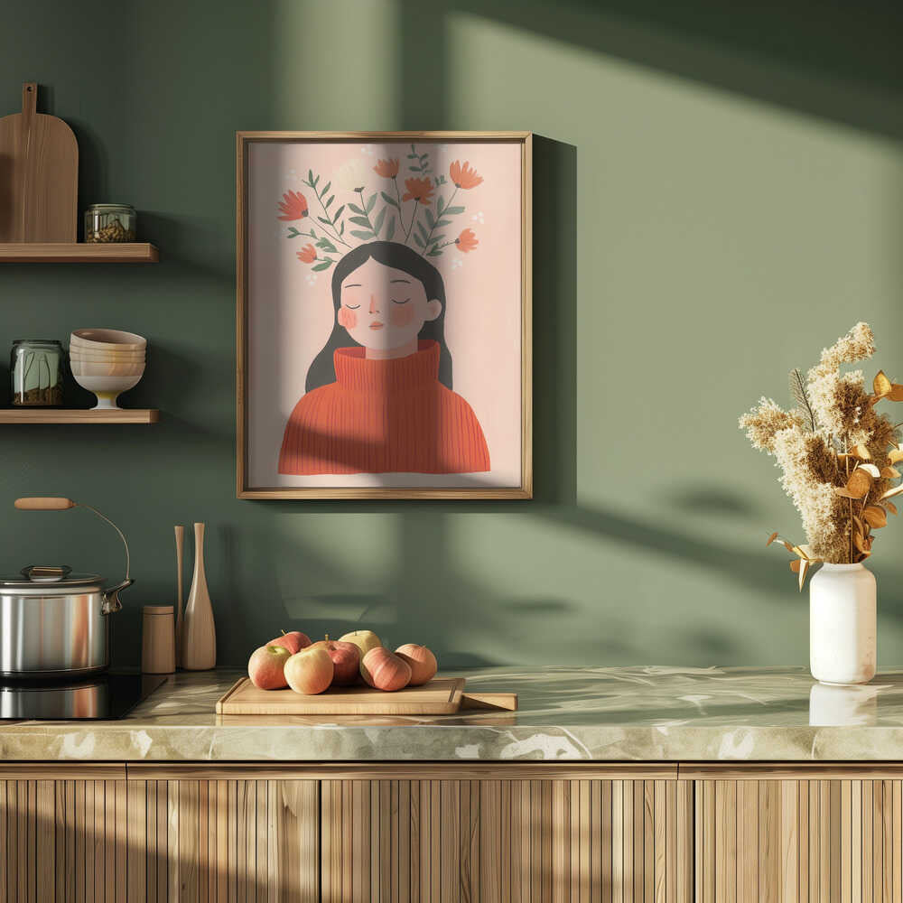 Floral Serenity Poster