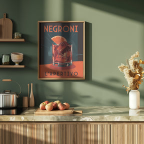 Negroni L&#039; Apertivo Poster