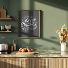Holiday Chalk Wishes Poster