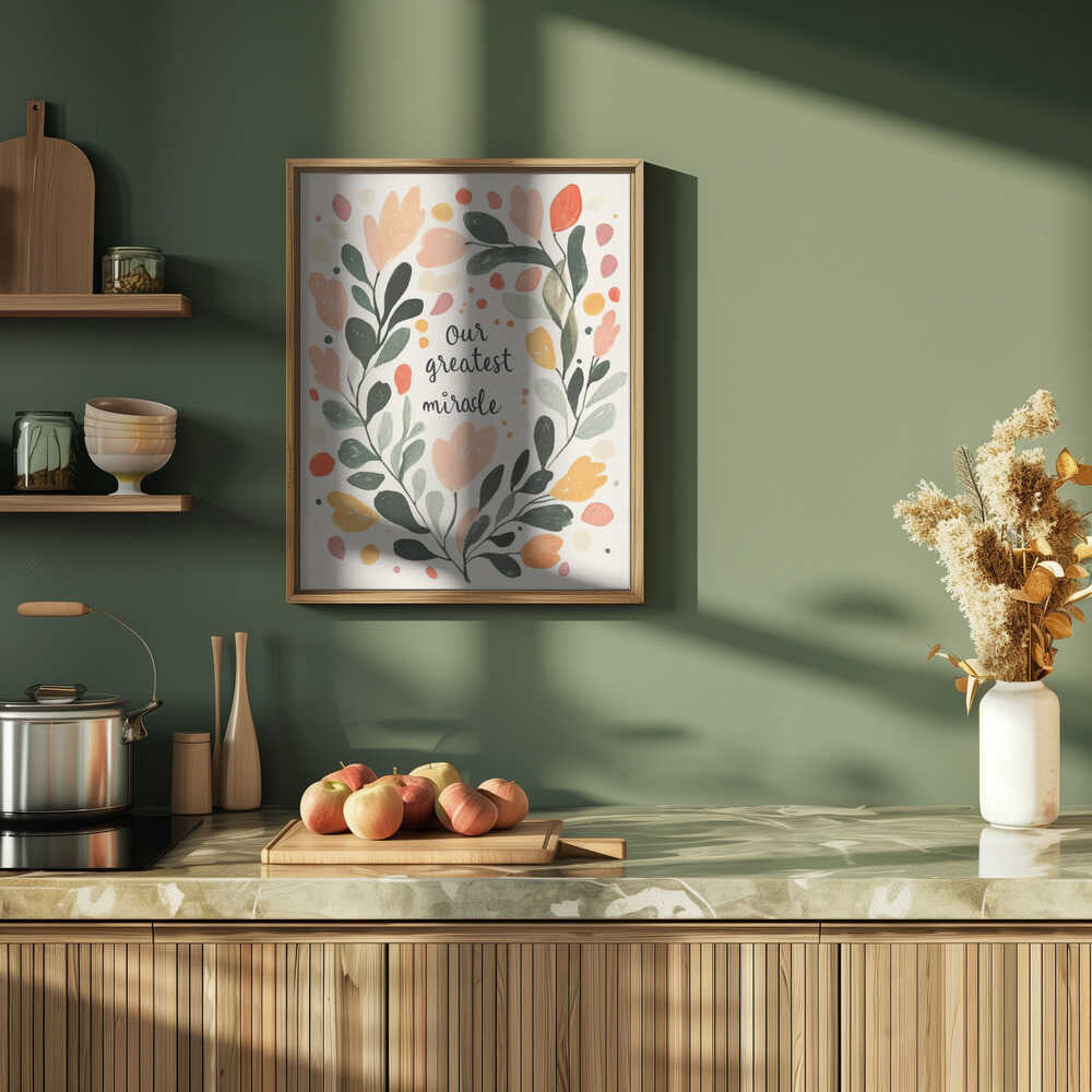 Floral Embrace Poster