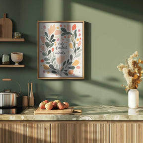 Floral Embrace Poster