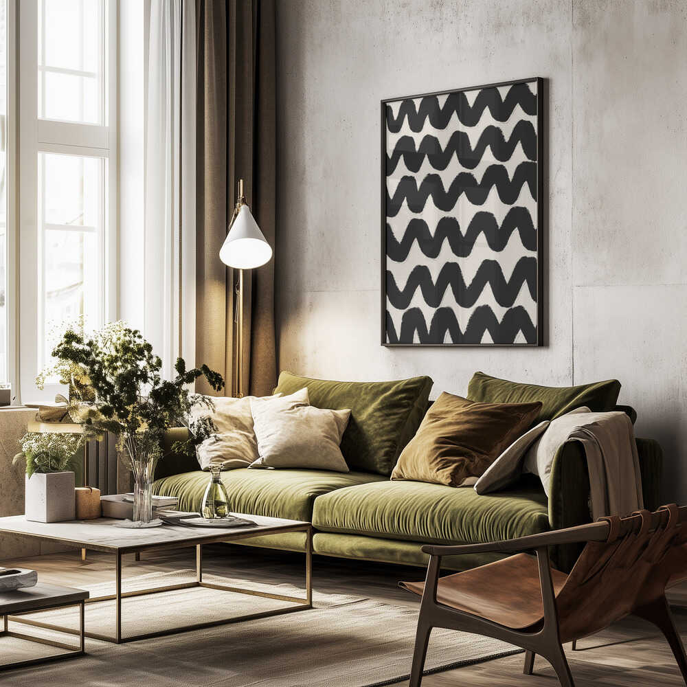 Zigzag Rhythm Poster