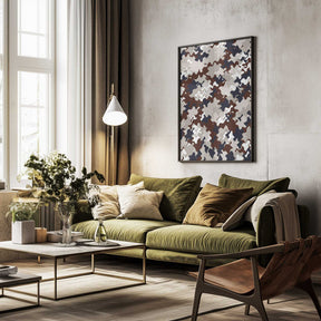 Abstract Wavescape Poster